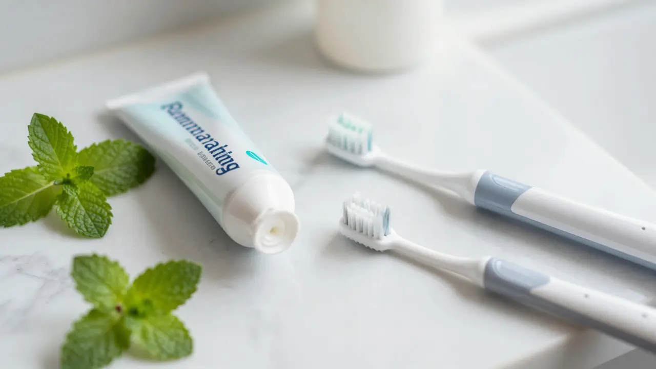 Hygienické pomůcky pro domácí péči o zuby a prevenci