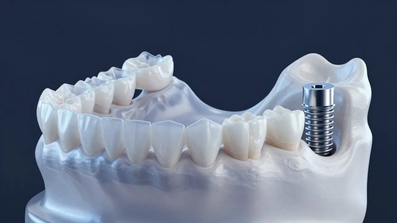 Srovnání volné náhrady a implantátů ukotvených v kosti