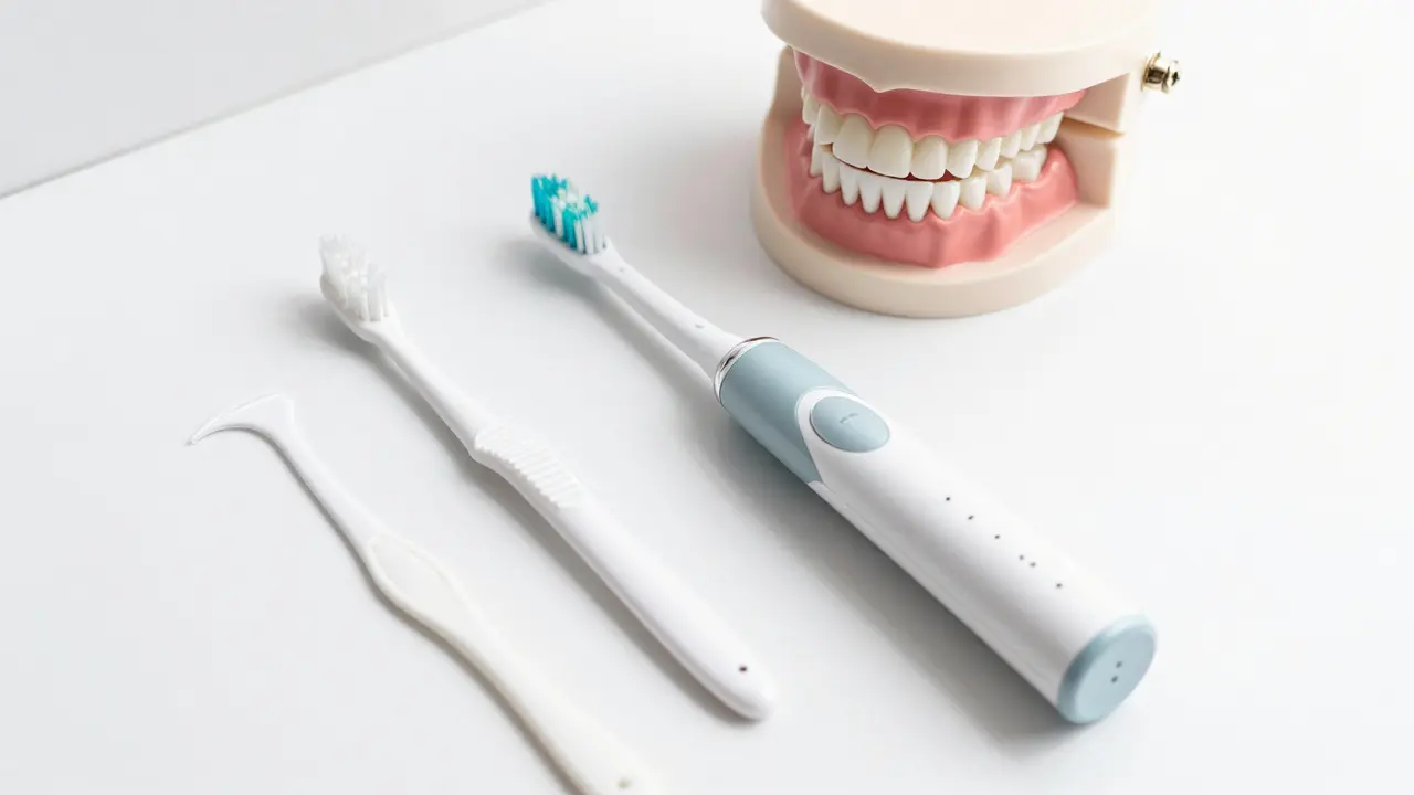 Hygienické pomůcky pro prevenci zubního kamene a péči o dásně