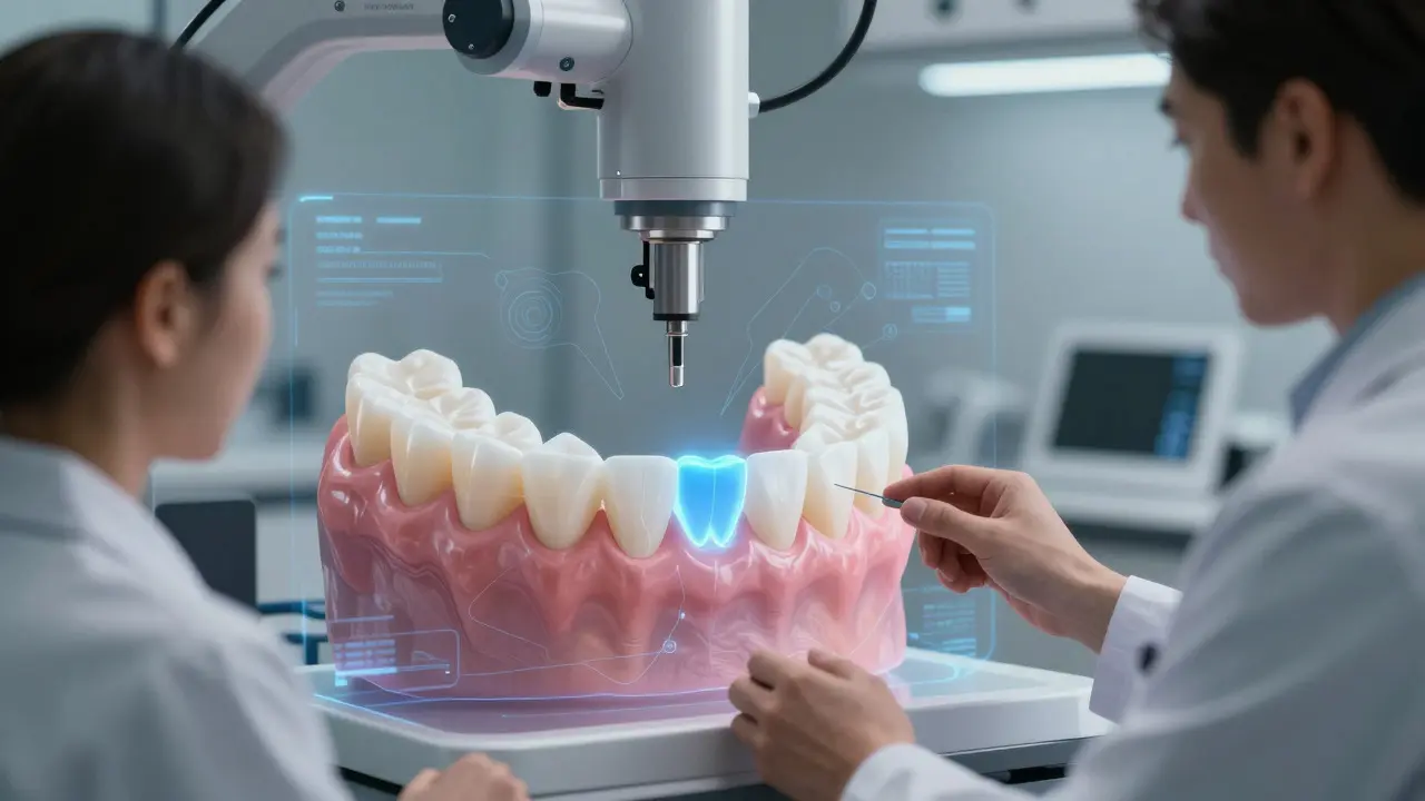 Digitální plánování zubních fazet pomocí 3D modelu v moderní laboratoři